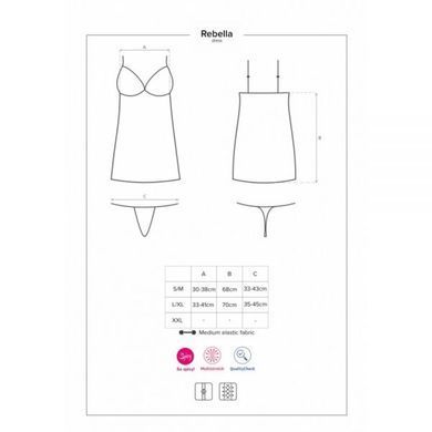 Сукня Obsessive Redella Dress black L / XL