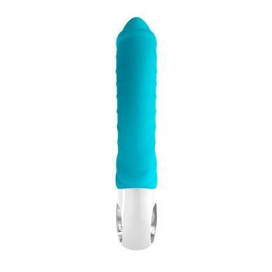 Вибратор для точки G Fun Factory TIGER petrol, ребристый, подходит для анальной стимуляции.