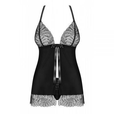 Бебидолл Obsessive Chiccanta babydoll & thong black S/M