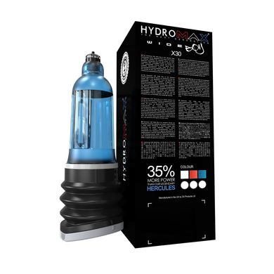 Гидропомпа Bathmate Hydromax 7 WideBoy Blue (X30) для члена длиной от 12,5 до 18см, диаметр до 5,5см, Синий