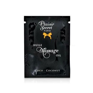 Пробник масажної олії Plaisirs Secrets Coconut (3 мл)