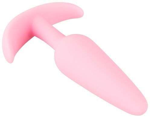 Анальна пробка із стопером Cuties Plugs, рожева