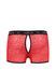 Мужские прозрачные боксеры Passion Short Parker XXL/XXXL, красные, сетка, под леопард