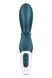 Смарт вибратор кролик Satisfyer Hug Me Bluegrey, 2 мотора, диаметр 4,2см, широкая клиторальная часть