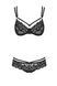 Комплект Obsessive 860-SET-1 2 pcs set black L/XL