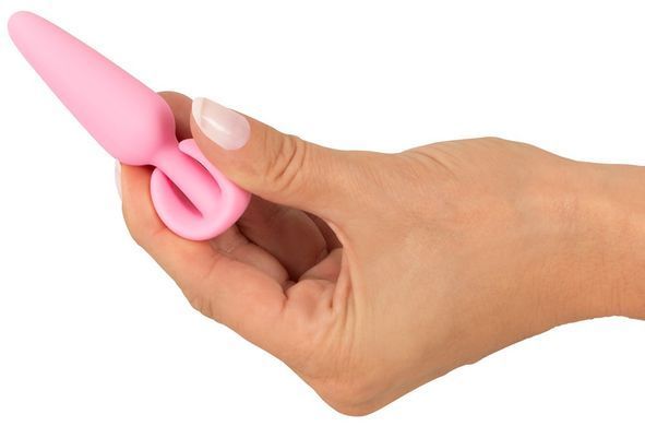 Анальна пробка із стопером Cuties Plugs, рожева