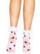Leg Avenue Strawberry ruffle top anklets