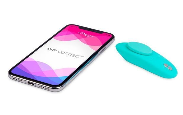 Смарт-вібратор у трусики We-Vibe Moxie Aqua з пультом ДК, Зелений