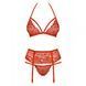 410929 Комплект Obsessive&nbsp;838-SEG-3&nbsp;SET&nbsp;L/XL&nbsp;красный