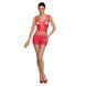 Бодістокінг &mdash; мінісукня з метеликами Passion BS090 red