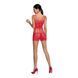 Бодістокінг &mdash; мінісукня з метеликами Passion BS090 red