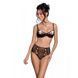 Еротичний комплект з малюнком LOVELIA BIKINI black S/M - Passion