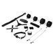 БДСМ-набор Liebe Seele Bound You 12pcs set, 12 предметов, в комплекте виброшар и кружевные стринги