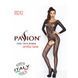 Бодистокинг Passion BS042 black, комбинезон, длинный рукав, закрытое плечо, Черный