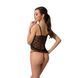 Боди монокини с открытой грудью JUSTINA BODY black L/XL Passion, Черный