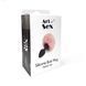 Силіконова анальна пробка М Art of Sex - Silicone Bunny Tails Butt plug, колір Чорний, діаметр 3,5 с