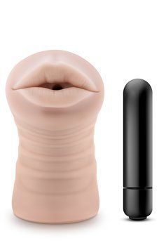 Мастурбатор-ротик с вибрацией M FOR MEN SKYE VANILLA
