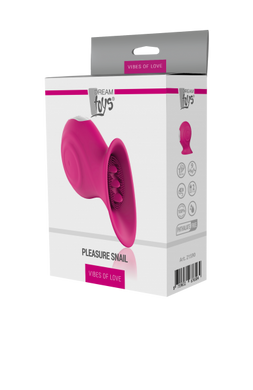 Стимулятор для клітора VIBES of LOVE PLEASURE SNAIL MAGENTA