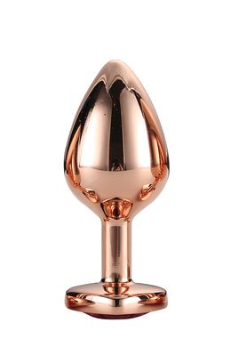 DT21790 Анальная пробка с сердцем GLEAMING LOVE ROSE GOLD PLUG MEDIUM