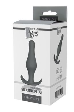 Анальний плаг GREY PLUG WITH T-HANDLE