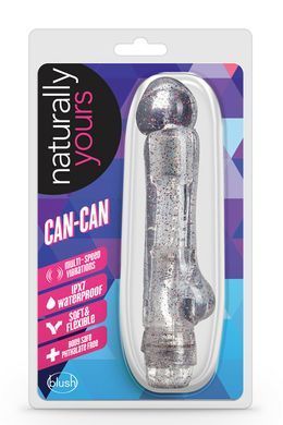 Вібратор гелевий Blush Naturally Yours Can-Can Clear
