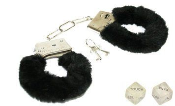 Наручники з кубиками Naughty Nights, Black