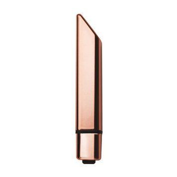 Мощный минивибратор Rocks Off Bamboo Rose Gold, Розовое золото