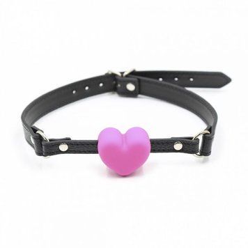 F61287 Кляп&nbsp;сердце Silicone Luxury Fetish Pink