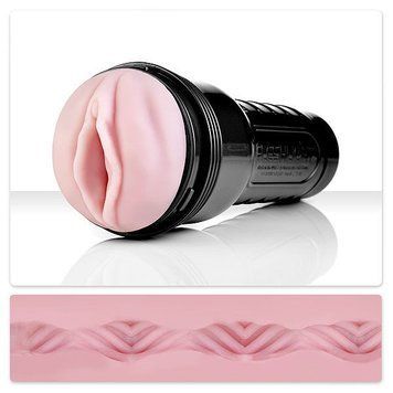Мастурбатор вагина Fleshlight Pink Lady Vortex, нежный реалистичный рельеф, Розовый
