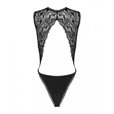 Сексуальное Боди Obsessive Elisetta Black L/XL