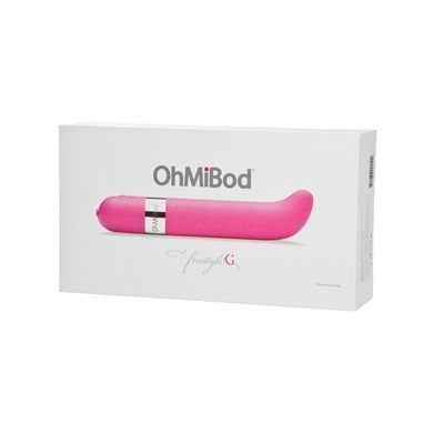 (SALE) Музыкальный вибратор OhMiBod - Freestyle :G Music Pink, стимуляция точки G, беспроводной, Розовый