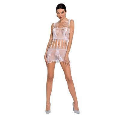Бодістокінг &mdash; мінісукня з метеликами Passion BS090 white