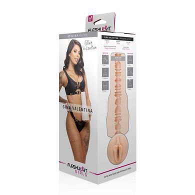 Мастурбатор Fleshlight Girls: Gina Valentina &mdash; Stellar зі зліпка вагіни, дуже ніжний, Телесный
