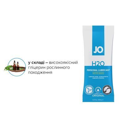 Набор лубрикантов Foil Display Box &ndash; JO H2O Lubricant &ndash; Original &ndash; 12 x 10ml