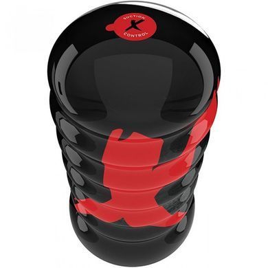 Мастурбатор вагіну в колбі Pipedream PDX Elite Air Tight Pussy Stroker чорний-тілесний