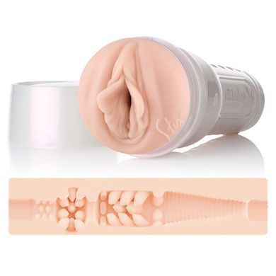 Мастурбатор Fleshlight Girls: Stoya - Destroya, зі зліпка вагіни, дуже ніжний, Телесный