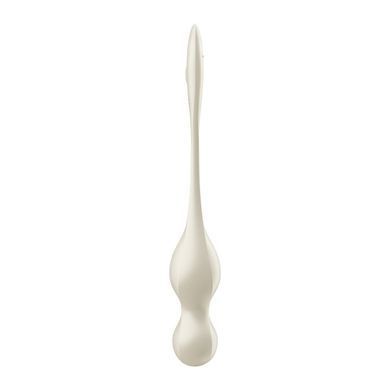 Вагинальные смарт-шарики с вибрацией Satisfyer Love Birds 1 Connect App White, 78 г