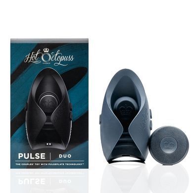Игрушка для пар Hot Octopuss PULSE DUO, пульсация, использование без рук, подходит для пар, пульт ДУ