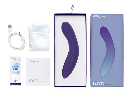 Смарт-вибратор для точки G We-Vibe Rave G-Spot, Фиолетовый