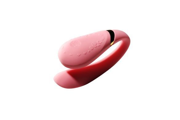 Смартвибратор для пар Zalo &mdash; Fanfan set Rouge Pink, пульт ДУ