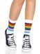 Leg Avenue Pride crew socks Rainbow