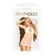 Комплект сорочка у стилі 60-х та трусики з доступом Penthouse - Libido Boost White L/XL, Білий