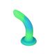 Светящийся в темноте фаллоимитатор ADDICTION Rave 8″ Glow in the Dark Dildo Blue Green, 20,3 см