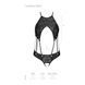 Боди из эко-кожи с ремешками и перфорацией Tamaris Body black XXL/XXXL &mdash; Passion, Черный