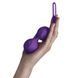 Вагинальные шарики Adrien Lastic Geisha Lastic Balls BIG Violet (L), диаметр 4см, вес 90гр, Темно-лиловый