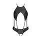 Боди из эко-кожи с ремешками и перфорацией Tamaris Body black XXL/XXXL &mdash; Passion, Черный