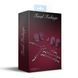 Набор Feral Feelings BDSM Kit 3 Burgundy, наручники, поножи, коннектор