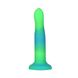 Светящийся в темноте фаллоимитатор ADDICTION Rave 8″ Glow in the Dark Dildo Blue Green, 20,3 см