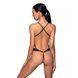 Боди из эко-кожи с ремешками и перфорацией Tamaris Body black XXL/XXXL &mdash; Passion, Черный