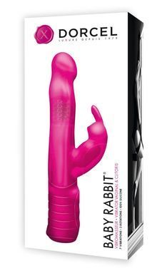 Вібратор-кролик Dorcel Baby Rabbit Pink з перловим масажем, Рожевий